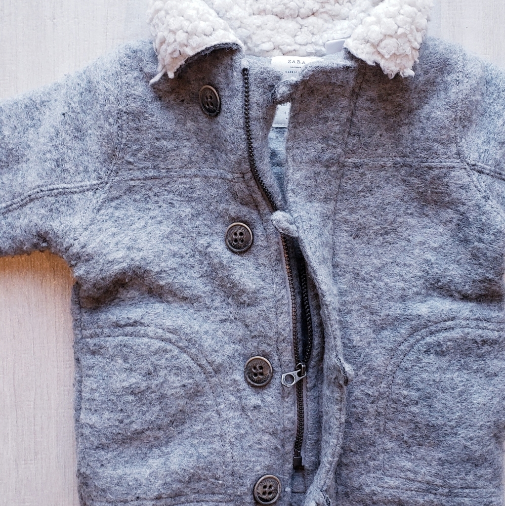 Zara Knitwear Coat - Picture 2 of 4